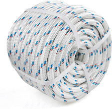 Double Braid Rope, 5/8 Inch by 150 Feet, Weather Resistant Polyester Material, C