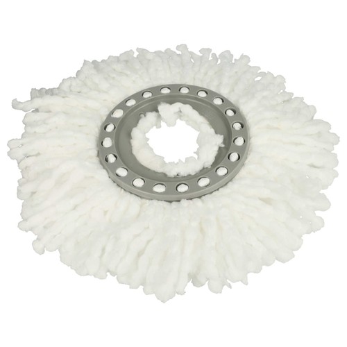 4x Wischmopp für Leifheit Clean Twist Disc Mop Clean Twist Mop - weiß - Bild 9 von 9