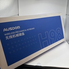 AUSDOM H98 Wireless Bluetooth Mechanical Keyboard, BT5.3/Type-C/2.4G Tri-Mode...