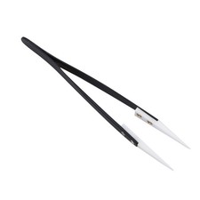 Anti-Static Ceramic Tweezers ESD Heat Resistant Insulated Pointed Tip Pliers D
