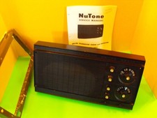 Vintage NuTone Intercom 2561-62 master station 2561, 2562 AM/FM Transistor Radio