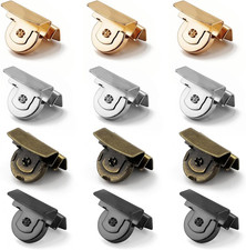 12Pair Snap Buttons Seamless Magnetic Buckle Clasp for Clothing, 4 Colors Magnet
