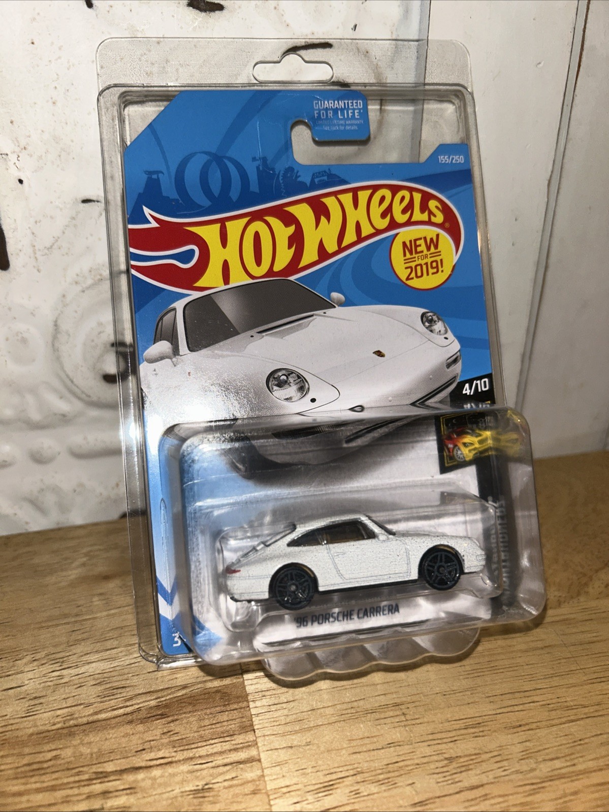 2019 Hot Wheels '96 Porsche Carrera White Nightburnerz 4/10 911 993