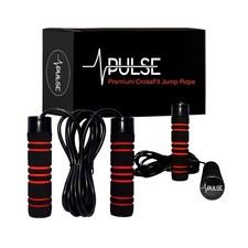 Best Weighted Jump Rope 1LB With Memory Foam Handles and Thick Speed Cable - For