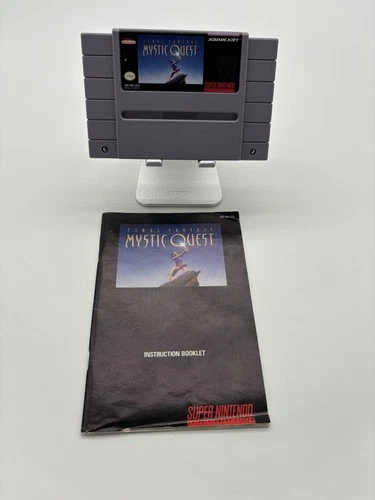 Final Fantasy: Mystic Quest (SNES, 1992) Cartridge & Manual Tested Working