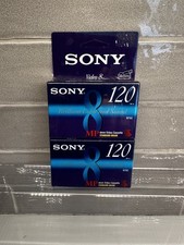 New Sony P6-120MPC/ Two 8mm Metal Particle Video 8 Tapes