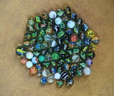 1 Pound Lot Of Unsorted Marbles Lot 4