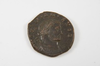 O43V04 Uralte Bronze Münze