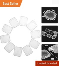 Transparent Standard SD SDHC Memory Card Case Holder Box Storage Boxes Pack o...
