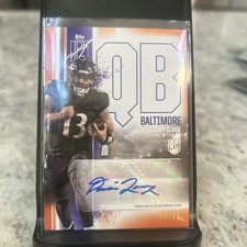 NEW RARE 2024 Topps Signature Class Devin Leary Auto /50 Orange RC BAL Ravens