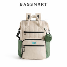 BAGSMART Diaper Bag Backpack for Mom Dad Baby Large Capacity Travel Bag