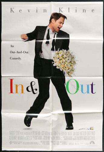 In & Out (1997) Original Movie Poster Folded 27x41