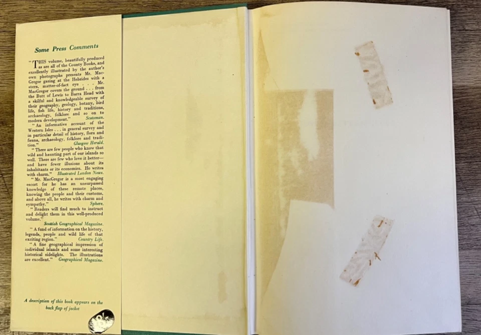 1952 - The Western Isles by Alasdair Alpin MacGregor. County Books. Vintage book - Image 4 of 4