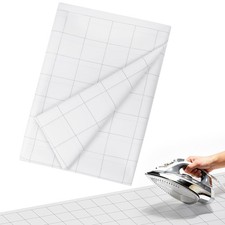 47 Inch x 4 Yards Lightweight Fusible Interfacing 2.5x2.5 Inch Grid Iron On