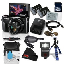 Canon PowerShot G7 X Mark II Digital Camera w/1 Inch CMOS Sensor and Tilt LCD...