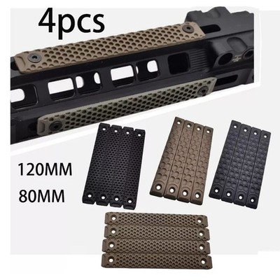 4 Stück Multi-Grain für MLOK Rail Handschutz für M-lok Rail Cover Panel 120/80mm