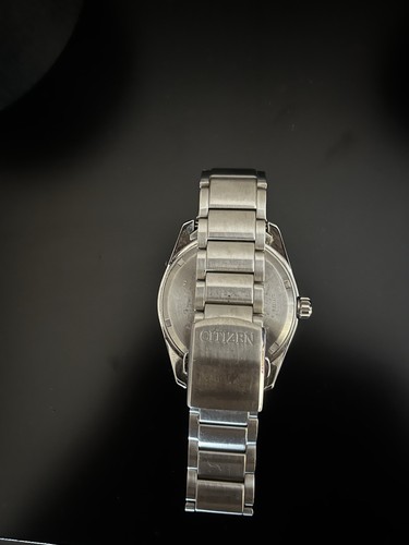 Citizen Mens Eco-Drive Brycen Green Dial Stainless Steel Silver Watch AW1598-70X - Picture 5 of 8
