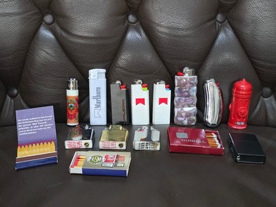Vintage Raucherartikel Konvolut   Marlboro, Dunhill, Rothmans, Pall Mall Sammler