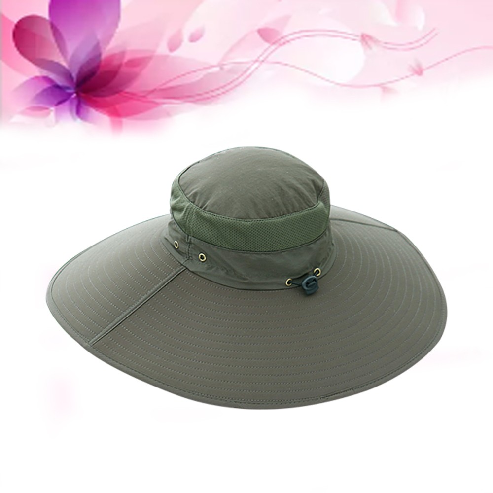 APL 1 Pezzo Cappello Uomo Outdoor Sole Casco da Pesca per Uomo (Verde Esercito)