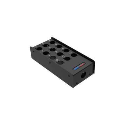 Penn Elcom R2345-12 - 12-fach Stagebox, gelocht für D-Serie Steckverbinder