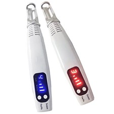 Handheld Red/Blue Light Laser Tattoo Removal Pen Mole Dark Spot Remover tool US