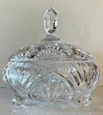 Beautiful crystal candy dish