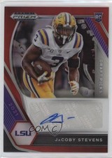 2021 Panini Prizm Draft Picks Red 126/199 JaCoby Stevens #DPA-JAC Auto n1u