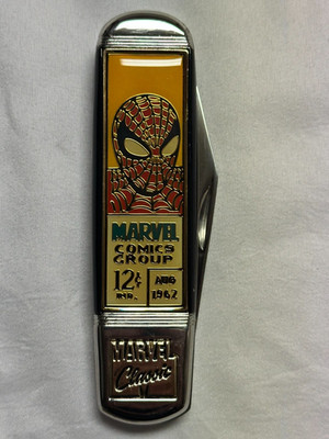 Franklin Mint Spider-Man Collector Knife 1997 Marvel w/ Case & COA Rare