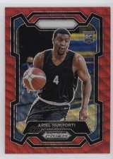2024-25 Panini Prizm Draft Picks Red Wave Prizm Ariel Hukporti #78 5l1