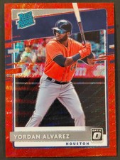2020 Donruss Optic Rated Rookie Retail Yordan Alvarez RC Red Wave Prizm #45