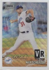 2021 Topps Stadium Club Chrome Virtual Reality Wave Refractor Max Scherzer 03bh
