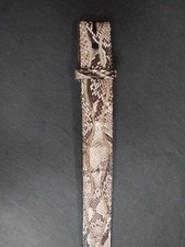Vintage Nocana Snake Skin Belt Size 34 Model D 673