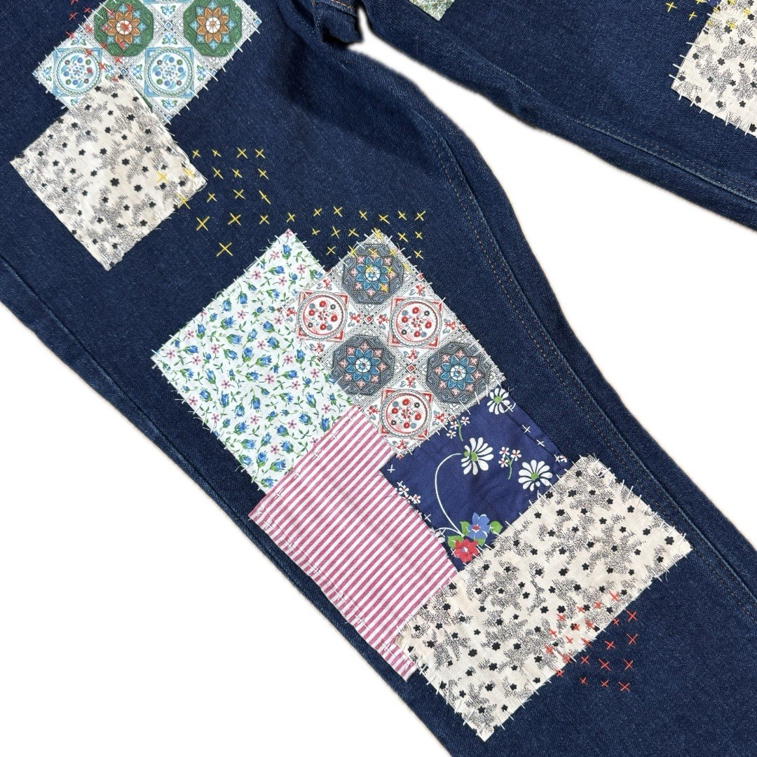 1930’s Vintage Patchwork Denim - image 11