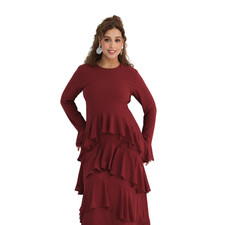 Muslim Women Long Dress Abaya Dubai Kaftan Turkey Ramadan Evening Maxi Robe Arab