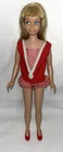 Vintage  Straight Legged Blonde SKIPPER DOLL in Original Swimsuit and shoes Mint