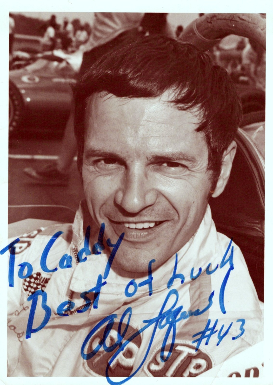 Authentic Autographed Al Loquasto IndyCar Indy 500 Racing 5x7 Photo