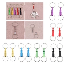 2 Pieces Key Separate Car Keys Keychain