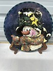 Decorative Plate with Christmas Snowman (8 inches)