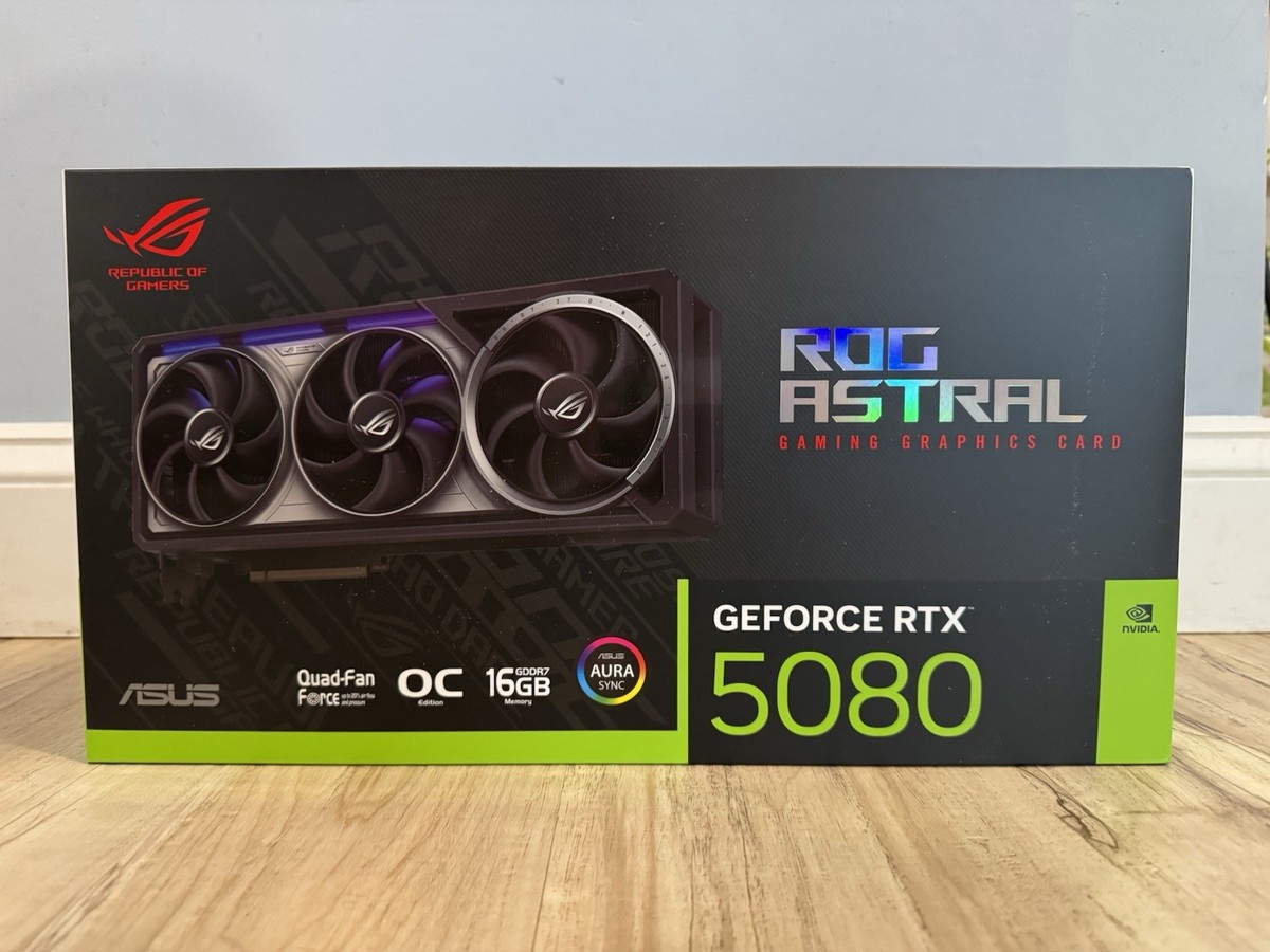 【中古】ASUS ROG ASTRAL RTX 5080 OC Asus ROG Astral OC GeForce RTX 5080 16 GB Video Card (rog