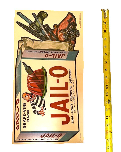 1974 Topps Wacky Packages Poster #17 Jail-O