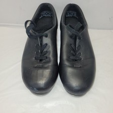 CAPEZIO CG09 PREMIERE TAP DANCE SHOES BLACK LEATHER WOMEN'S SIZE US 4.5 NICE