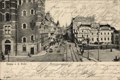 Ak Essen im Ruhrgebiet, Kettwiger Straße, Hotel - 11060243