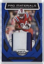 2025 Certified Pro Materials Blue /49 Kendrick Bourne #PM-KBE 1ny5