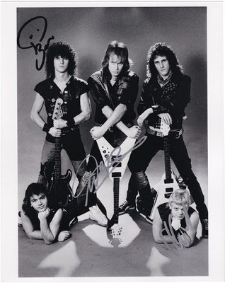 ACCEPT 8x10 Photo UDO DIRKSCHNEIDER Wolf Hoffmann Balls to Wall Autograph SIGNED