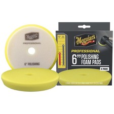 Meguiars 6 Polishing Foam Pads 2 Pack M6pfp2