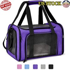 Large Soft Sided Pet Carrier Portable Travel Bag Dogs Cats Up to 25lbs New