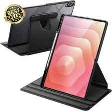 Rotating Case for Samsung Galaxy Tab S11 Ultra with S Pen Holder, 360 Degree Rot