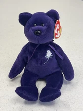 Vintage Princess Diana TY Beanie Baby (Tag Errors) And Rare Red Stamp 401