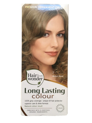 Henna Plus Long Lasting Colour-Haarfarbe permanent Nr.7 Medium blond-ultra mild