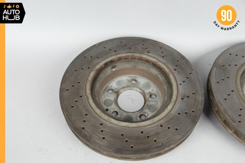 03-06 Mercedes R230 SL500 SL600 Front Brake Rotor Disc Set of 2 Left & Right OEM - Picture 7 of 9